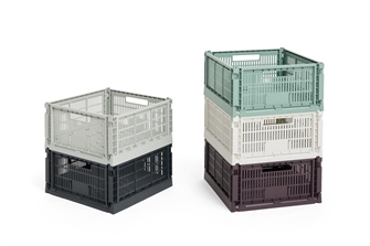 HAY Colour Crate folde opbevaringskasse large square flere farver